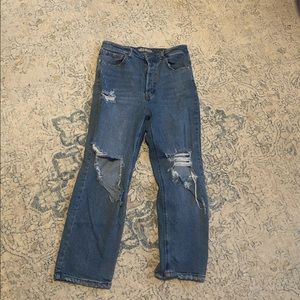 Ripped Mom Jean